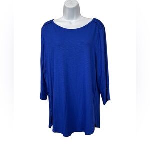 Chicos soft knit top size large